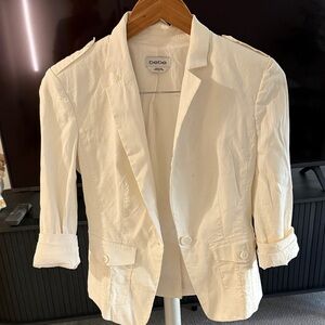 Bebe Women's Off-White Blazer